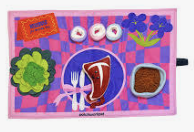 Patchwork Pet Date Night Playmat 22" x 14"